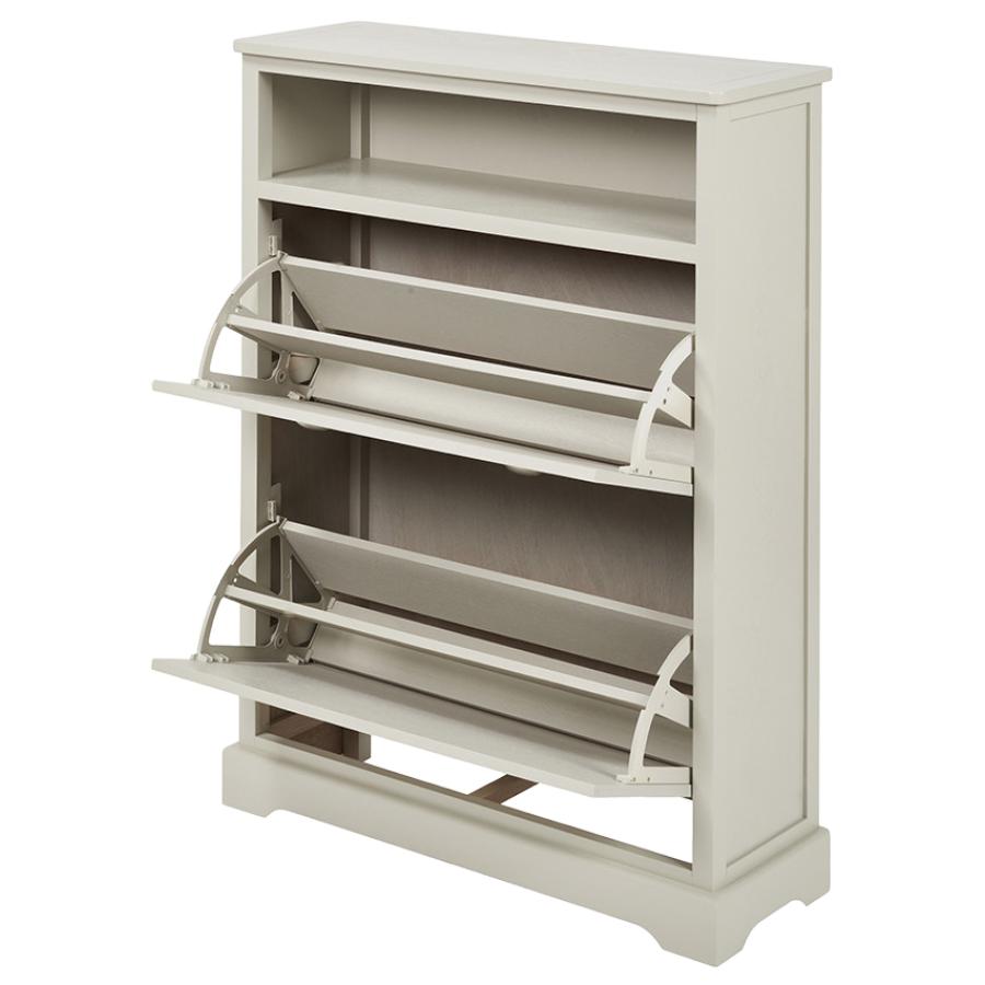 Hawthorne Natural Linen Shoe Cupboard